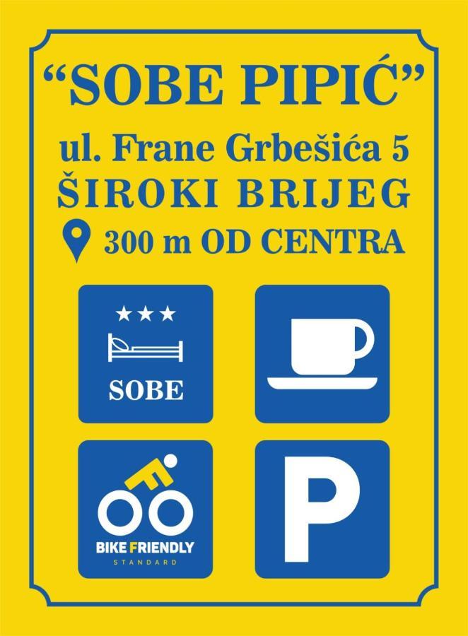 Aparthotel Sobe Pipic Široki Brijeg Exterior foto